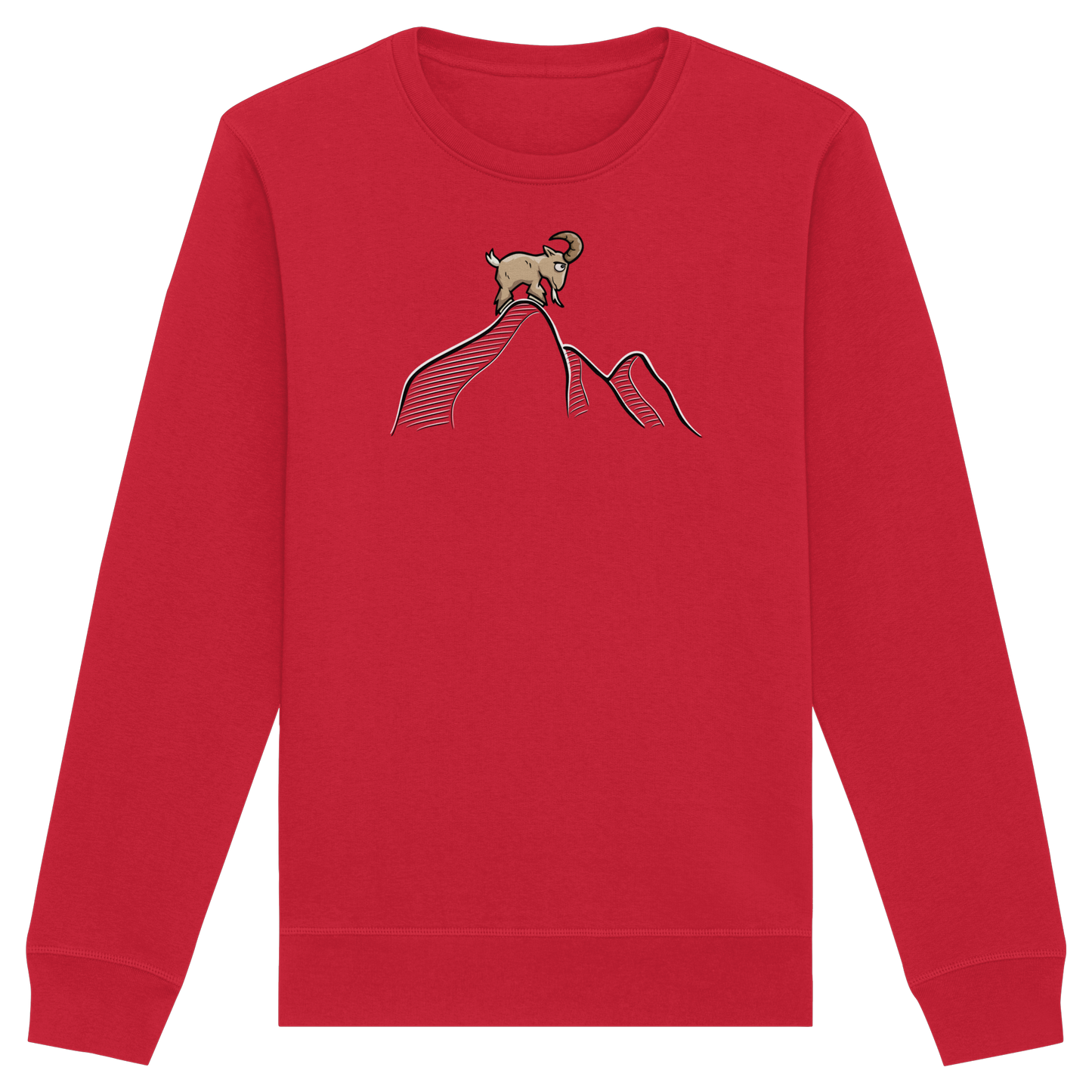 Ziegenbock in den Bergen - Organic Basic Unisex Sweatshirt