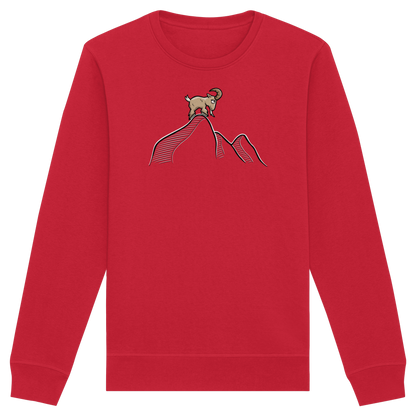 Ziegenbock in den Bergen - Organic Basic Unisex Sweatshirt