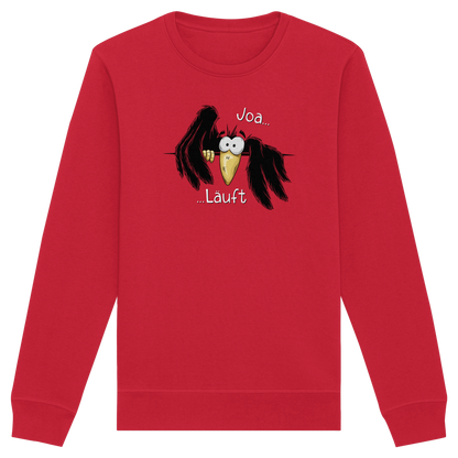 Joa Läuft Krähe gechillter Rabe - Organic Basic Unisex Sweatshirt