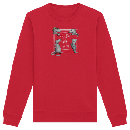 Rat’s The Way Kaffeehaus Ratten - Organic Basic Unisex Sweatshirt