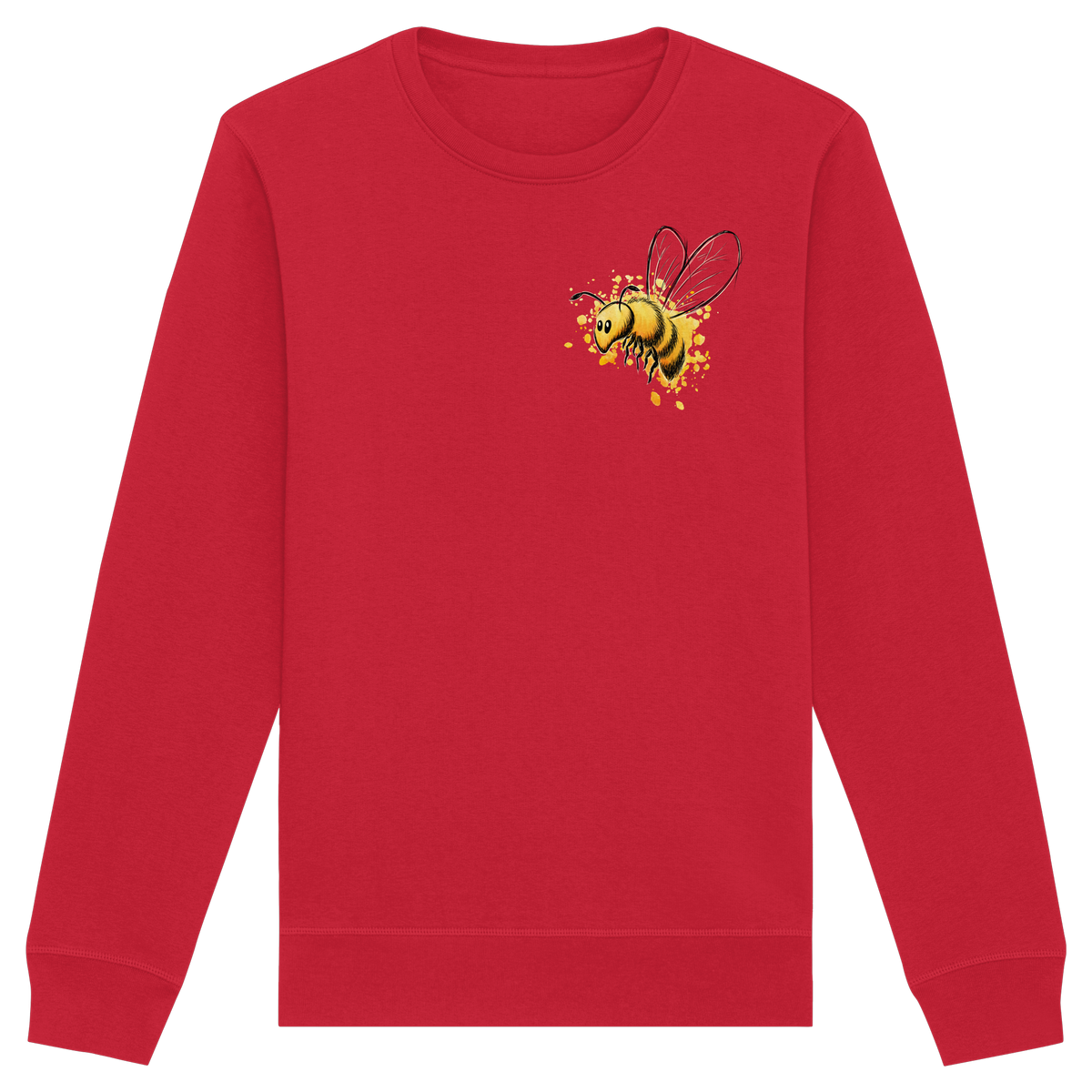 Lässige kleine Honig-Biene - Organic Basic Unisex Sweatshirt