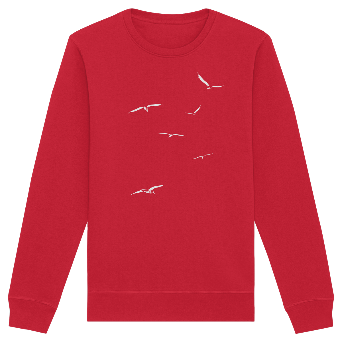 Vogelschwarm – Traum vom Fliegen - Organic Basic Unisex Sweatshirt