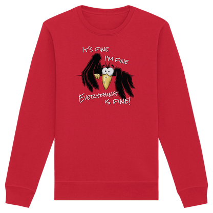 I’m Fine Rabe | Alles Gut Krähe - Organic Basic Unisex Sweatshirt