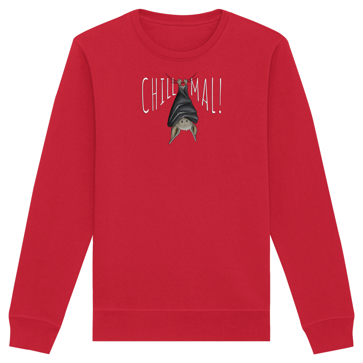 Chill Mal gemütliche Fledermaus - Organic Basic Unisex Sweatshirt