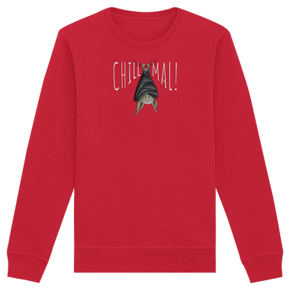 Chill Mal gemütliche Fledermaus - Organic Basic Unisex Sweatshirt