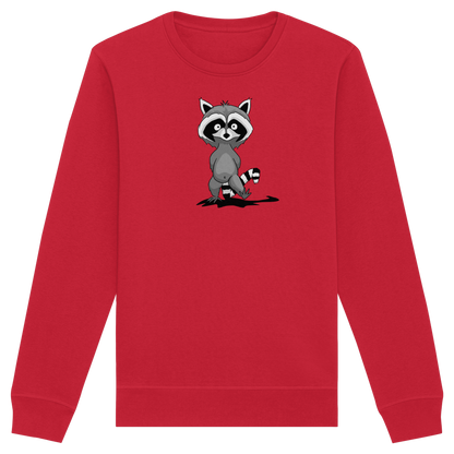 Frecher kleiner Waschbär - Organic Basic Unisex Sweatshirt
