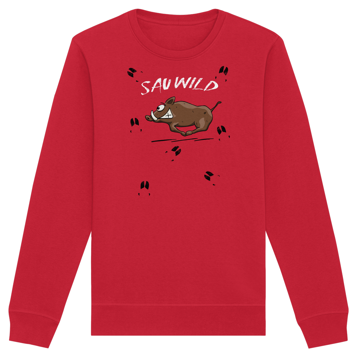 Sauwild wilde Sau | Wildschwein Keiler - Organic Basic Unisex Sweatshirt
