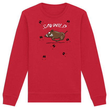 Sauwild wilde Sau | Wildschwein Keiler - Organic Basic Unisex Sweatshirt
