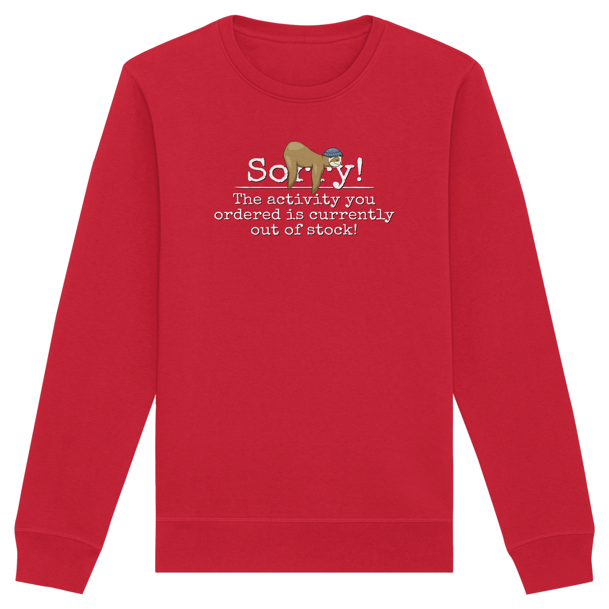 No-Activity Faultier - Organic Basic Unisex Sweatshirt