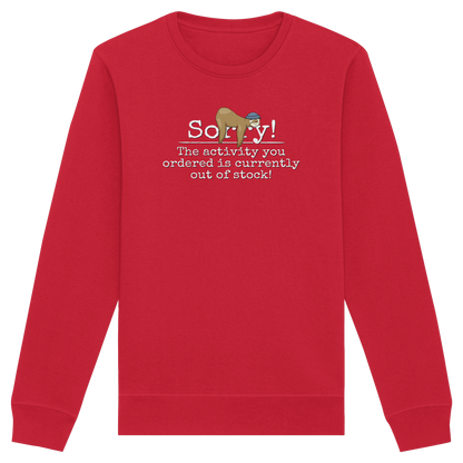 No-Activity Faultier - Organic Basic Unisex Sweatshirt