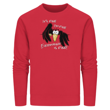 I’m Fine Rabe | Alles Gut Krähe - Organic Basic Unisex Sweatshirt