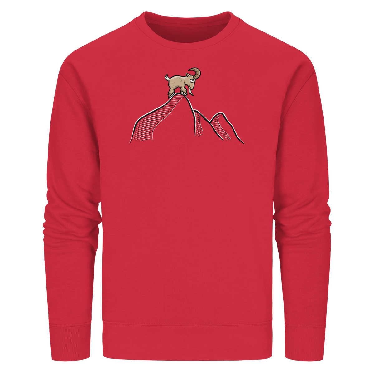 Ziegenbock in den Bergen - Organic Basic Unisex Sweatshirt
