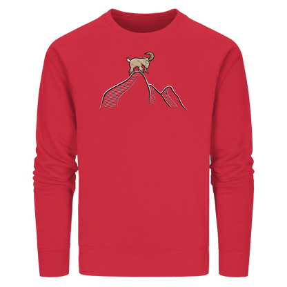 Ziegenbock in den Bergen - Organic Basic Unisex Sweatshirt