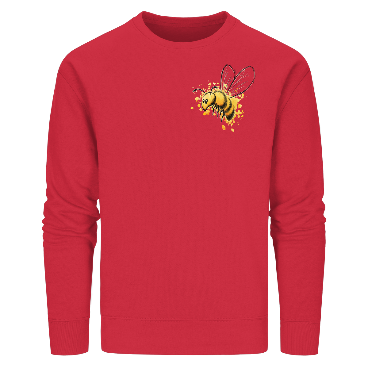 Lässige kleine Honig-Biene - Organic Basic Unisex Sweatshirt