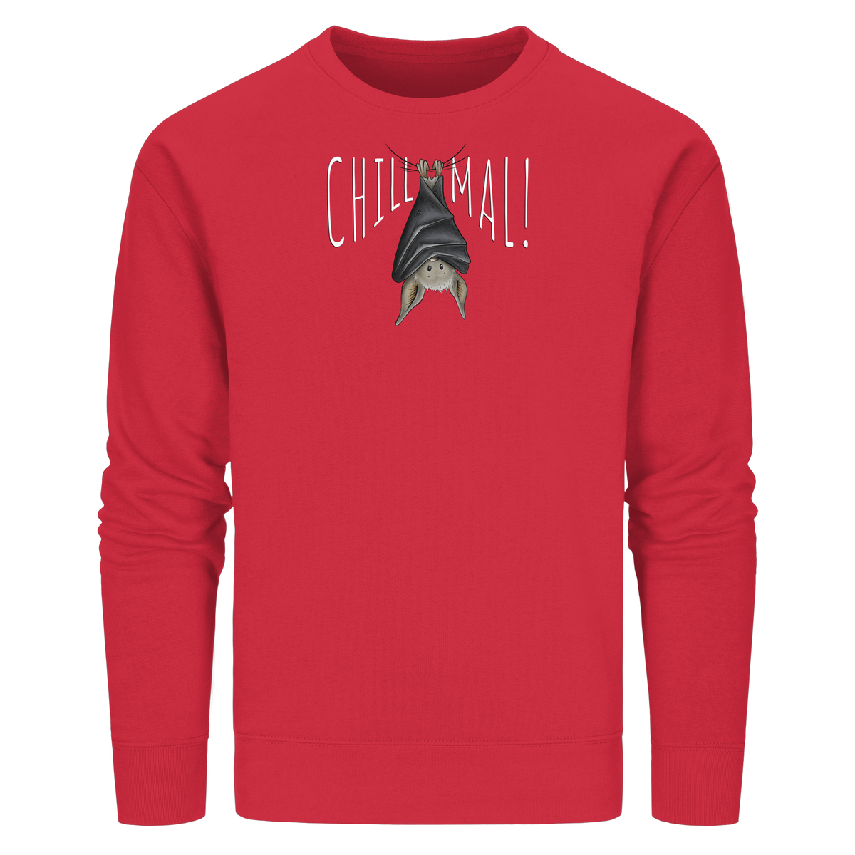 Chill Mal gemütliche Fledermaus - Organic Basic Unisex Sweatshirt