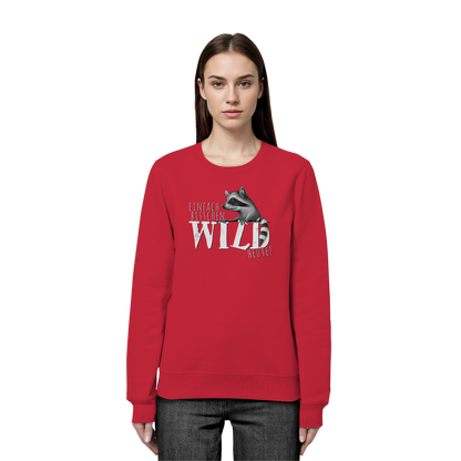 Bisschen wild heute! Waschbär - Organic Basic Unisex Sweatshirt