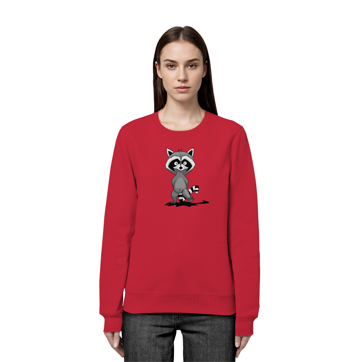 Frecher kleiner Waschbär - Organic Basic Unisex Sweatshirt