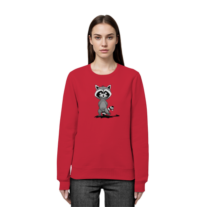 Frecher kleiner Waschbär - Organic Basic Unisex Sweatshirt