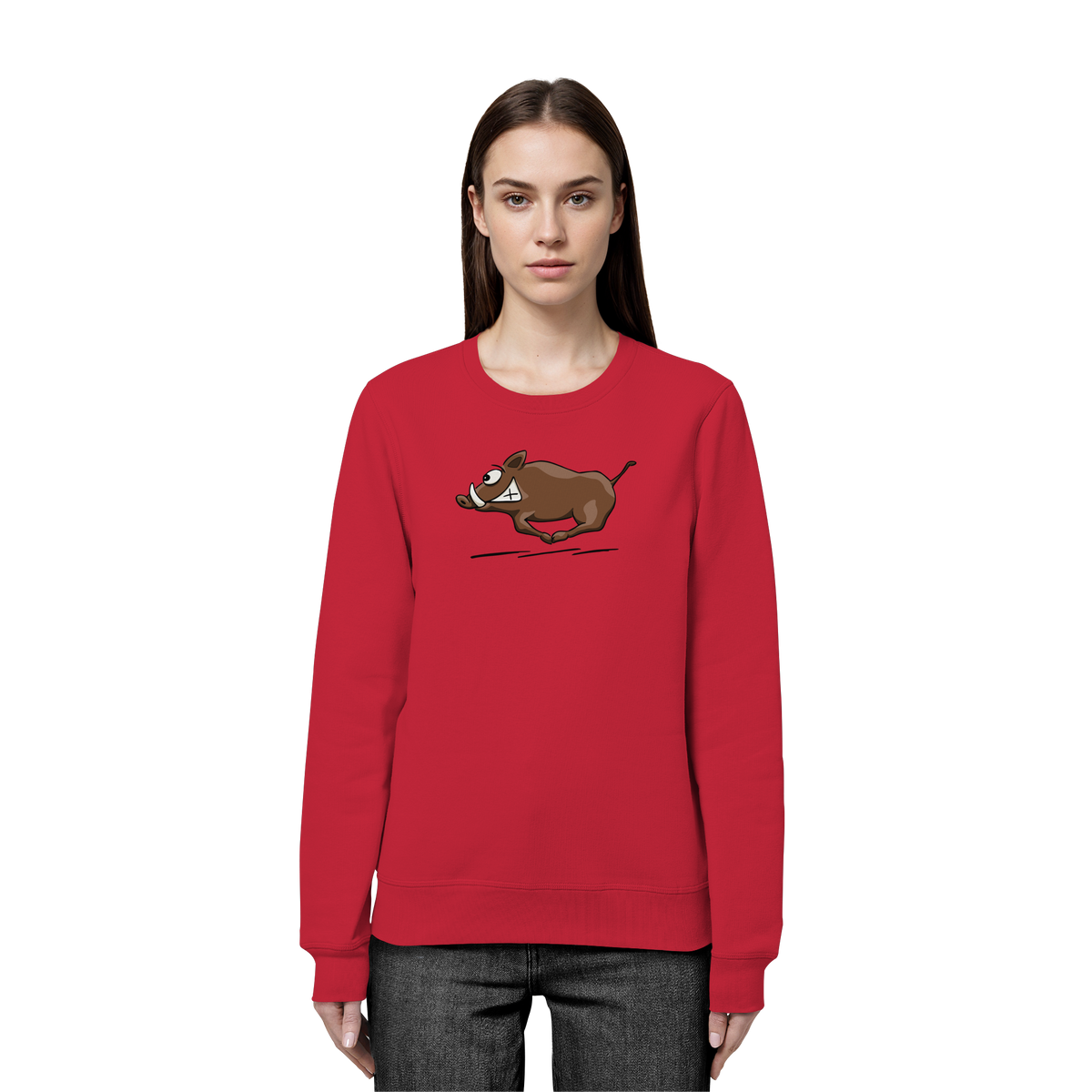 sauwildes Wildschwein | Wildsau  - Organic Basic Unisex Sweatshirt