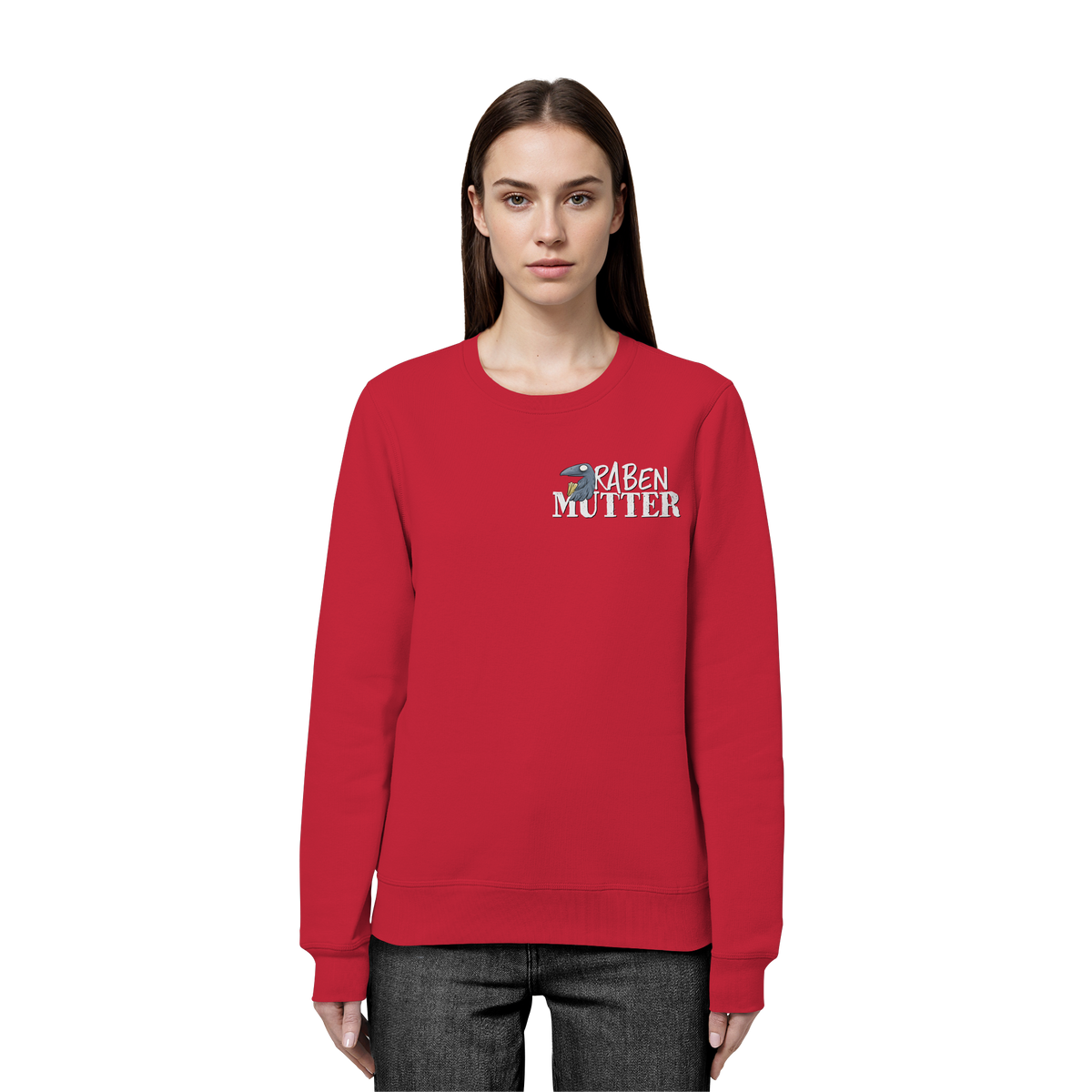 Rabenmutter Krähenmama - Organic Basic Unisex Sweatshirt
