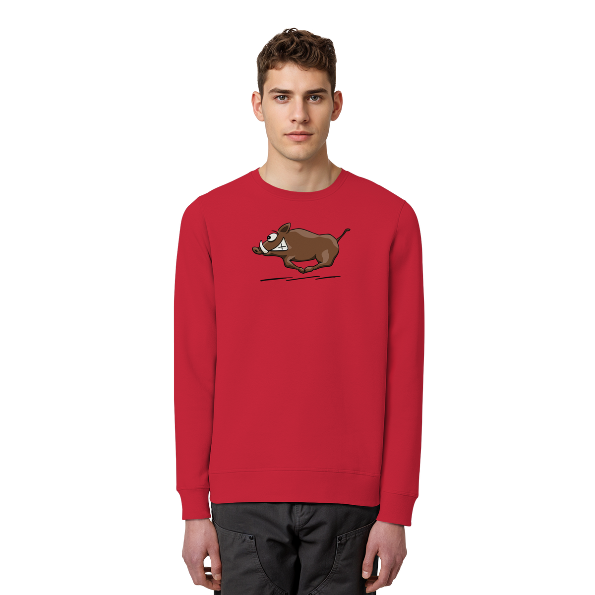 sauwildes Wildschwein | Wildsau  - Organic Basic Unisex Sweatshirt