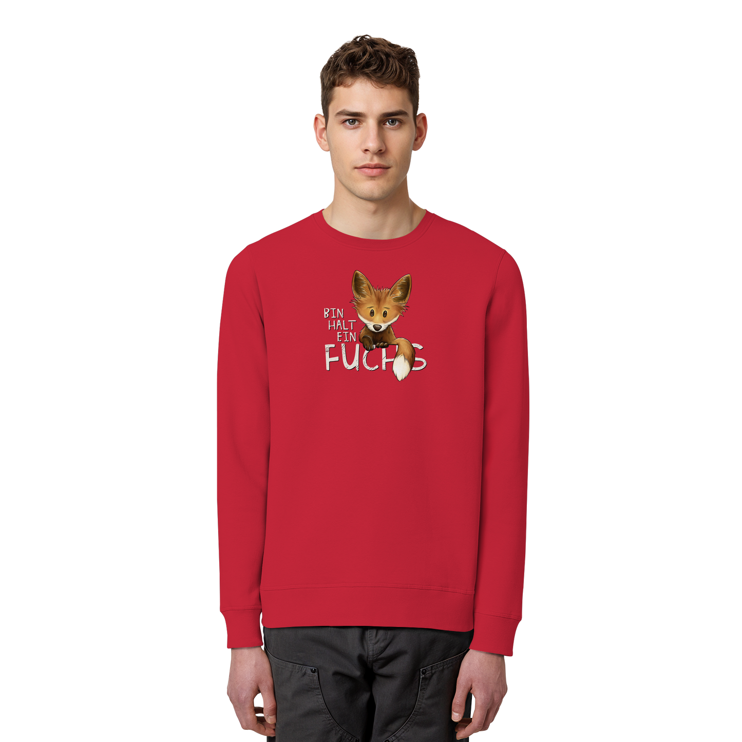 Bin halt ein Fuchs - Organic Basic Unisex Sweatshirt