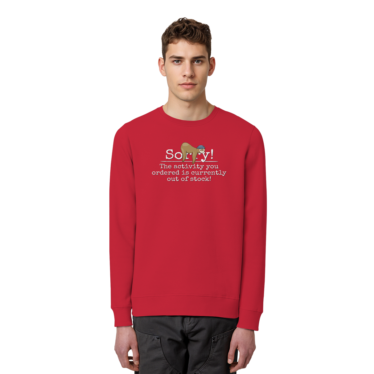 No-Activity Faultier - Organic Basic Unisex Sweatshirt