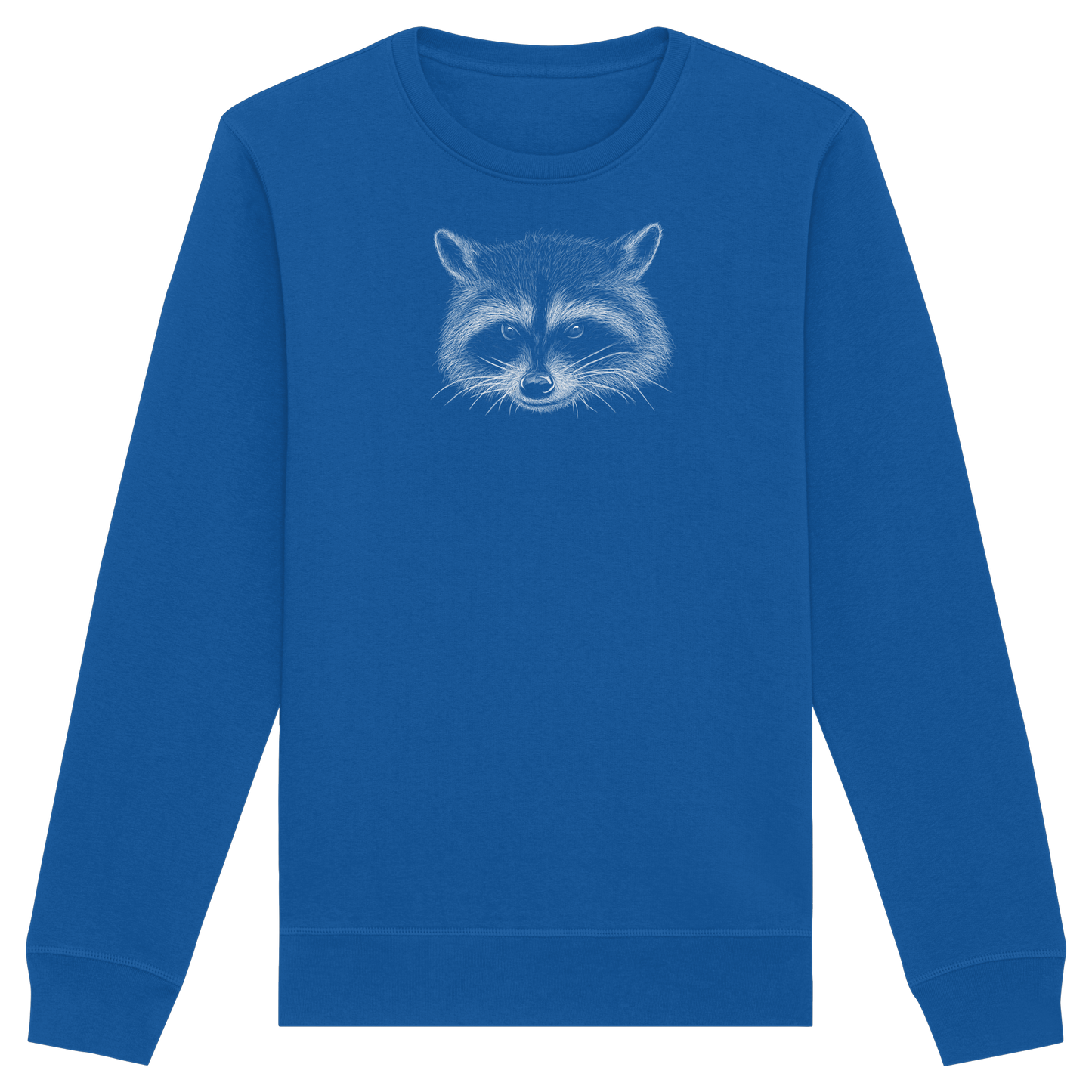 Waschbär Illustration Kritzelkunst - Organic Basic Unisex Sweatshirt