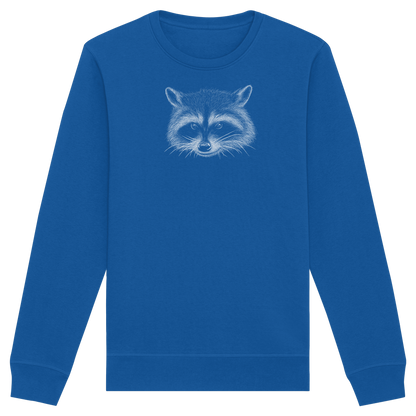 Waschbär Illustration Kritzelkunst - Organic Basic Unisex Sweatshirt