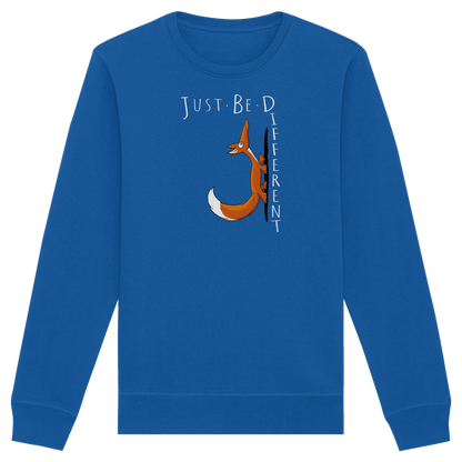 Just Be Different | Sei Anders, kleiner Fuchs - Organic Basic Unisex Sweatshirt