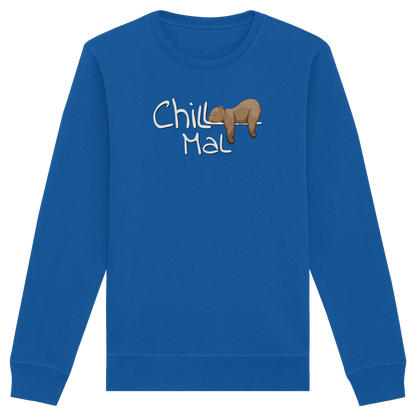 Chill Mal schläfriger Braunbär - Organic Basic Unisex Sweatshirt