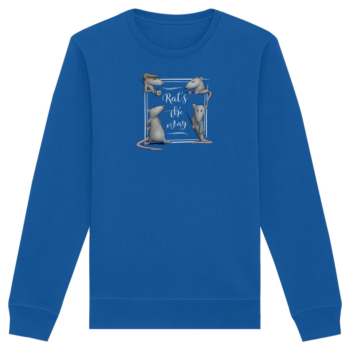 Rat’s The Way Kaffeehaus Ratten - Organic Basic Unisex Sweatshirt