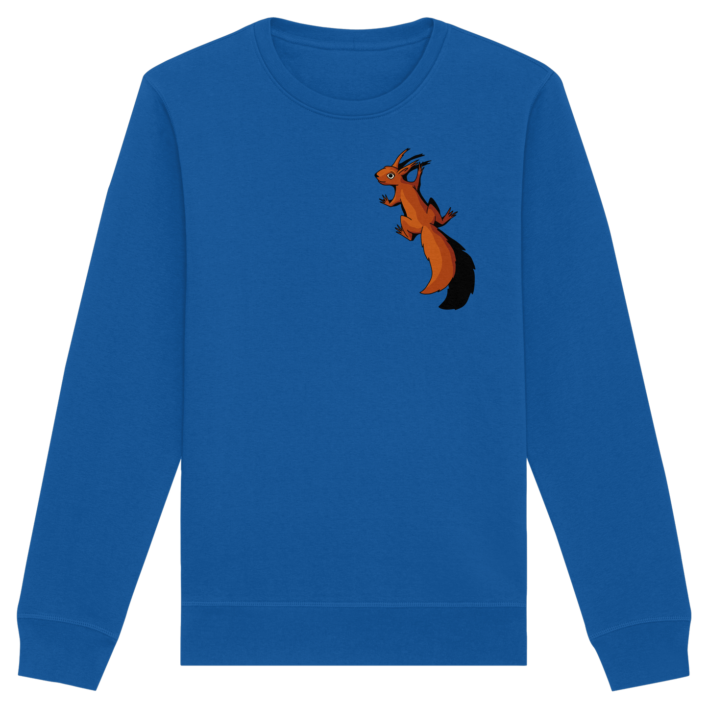Süßes Eichhörnchen klettert - Organic Basic Unisex Sweatshirt