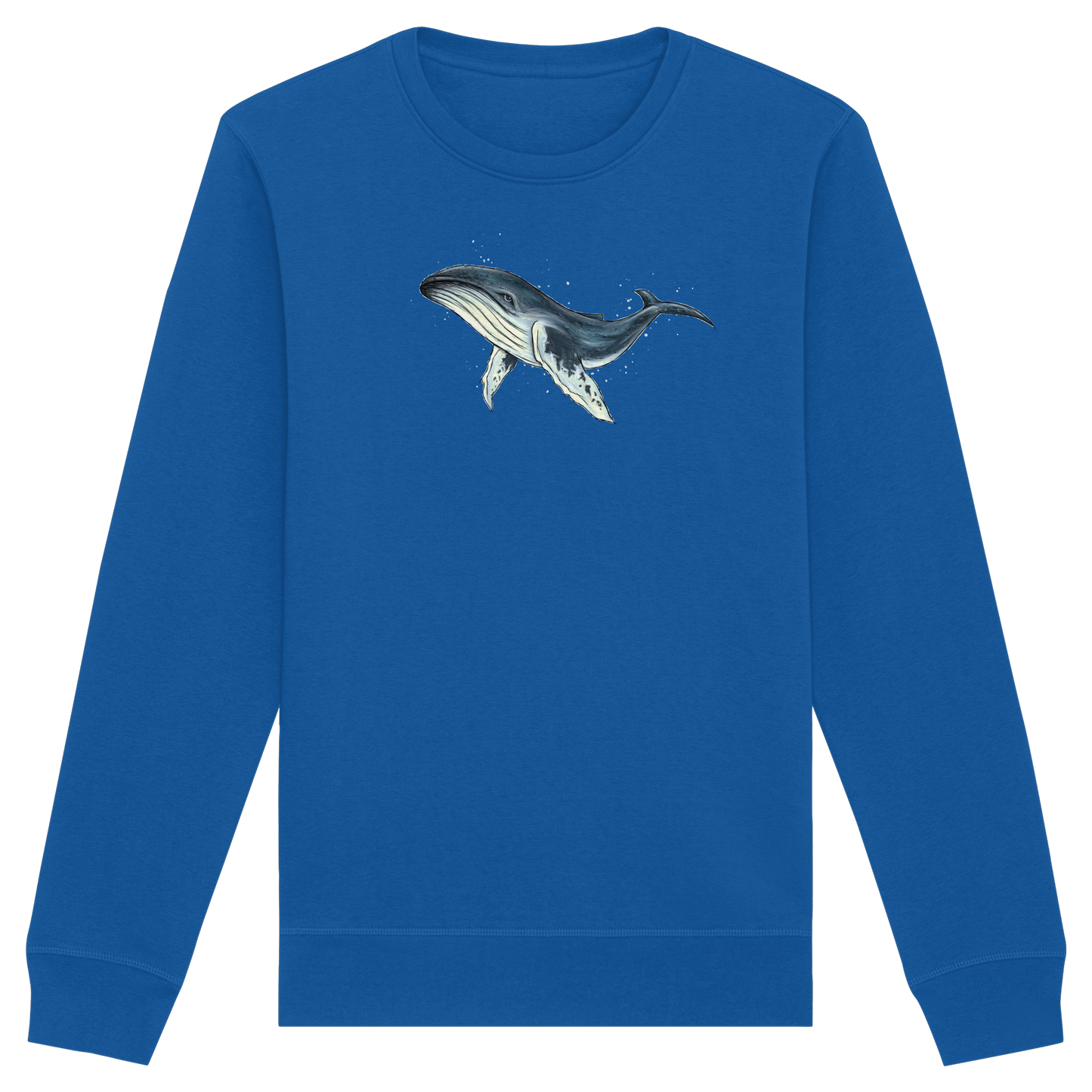 Tiefsee Ozean-Riese Buckelwal - Organic Basic Unisex Sweatshirt