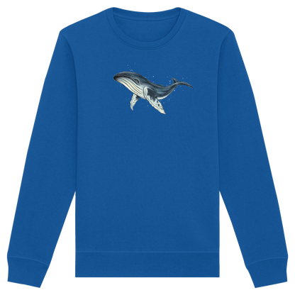 Tiefsee Ozean-Riese Buckelwal - Organic Basic Unisex Sweatshirt