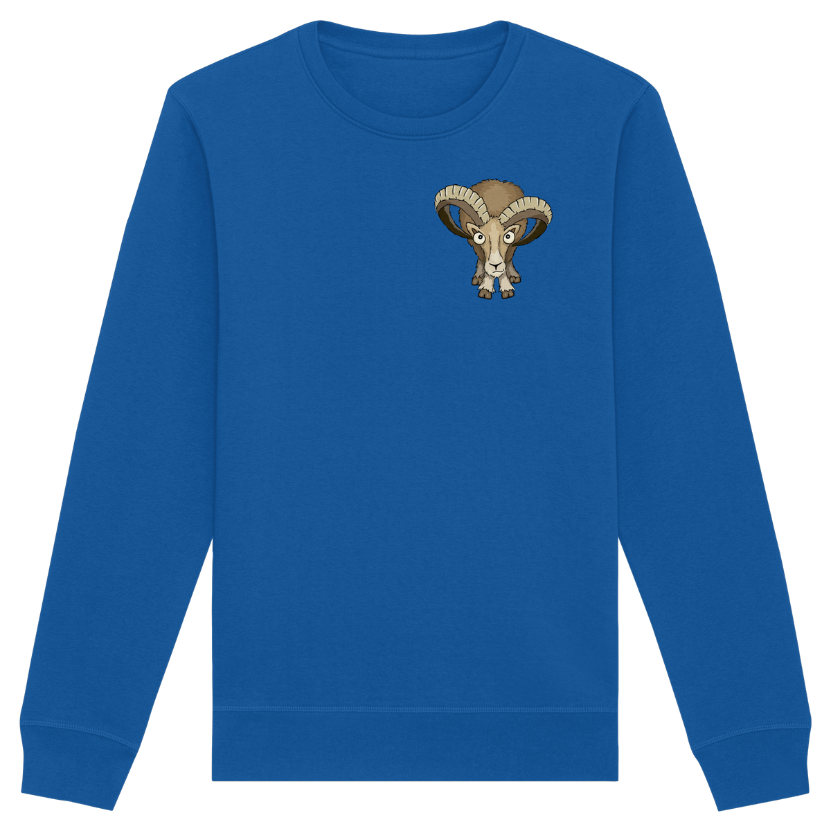 Bockiges Mufflon Widder Schafbock - Organic Basic Unisex Sweatshirt