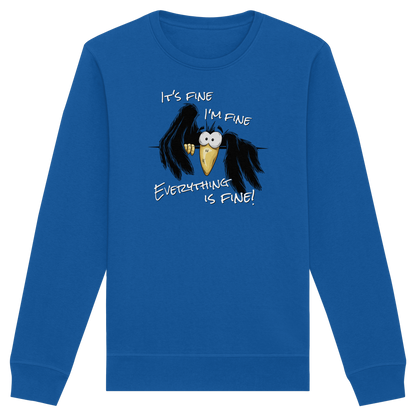 I’m Fine Rabe | Alles Gut Krähe - Organic Basic Unisex Sweatshirt
