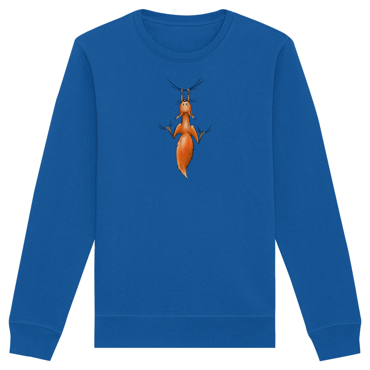 Rotes Eichhörnchen hängt ab - Organic Basic Unisex Sweatshirt