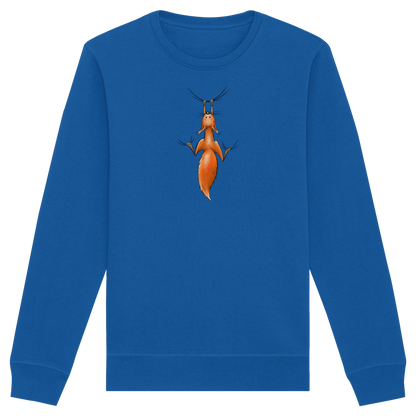 Rotes Eichhörnchen hängt ab - Organic Basic Unisex Sweatshirt