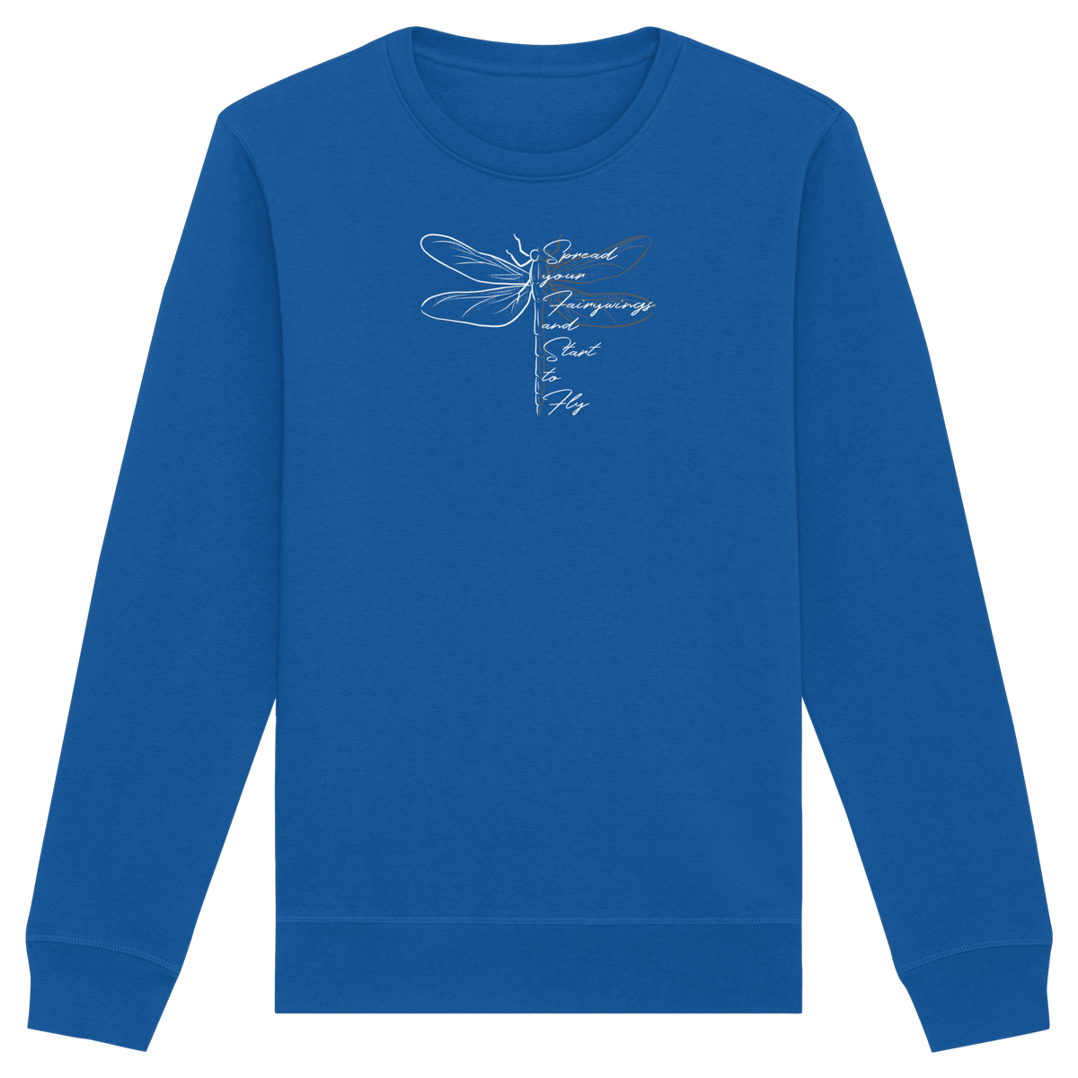 Breite die Flügel aus und flieg los | Libelle - Organic Basic Unisex Sweatshirt