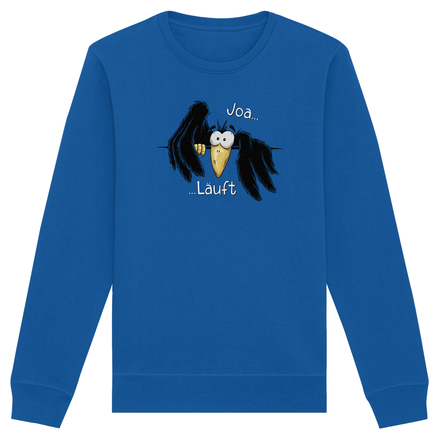 Joa Läuft Krähe gechillter Rabe - Organic Basic Unisex Sweatshirt