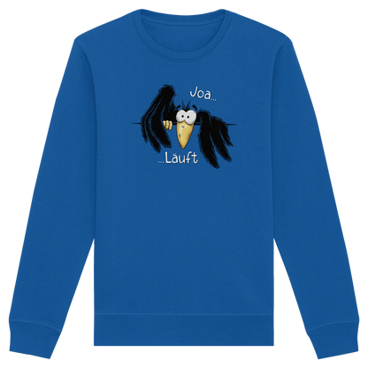 Joa Läuft Krähe gechillter Rabe - Organic Basic Unisex Sweatshirt