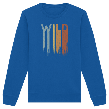 Wild Retro Schriftzug - Organic Basic Unisex Sweatshirt