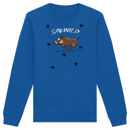Sauwild wilde Sau | Wildschwein Keiler - Organic Basic Unisex Sweatshirt