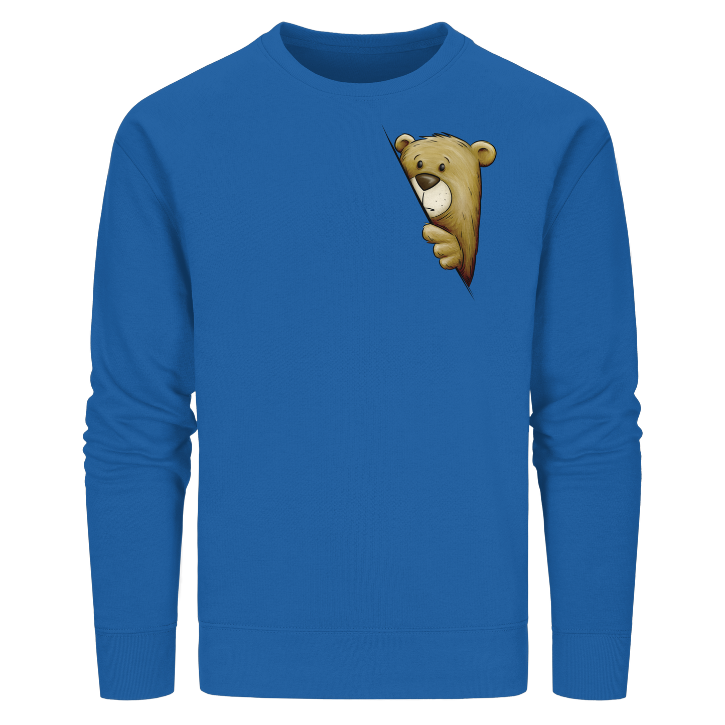 Funky Bär Illustration - Organic Basic Unisex Sweatshirt