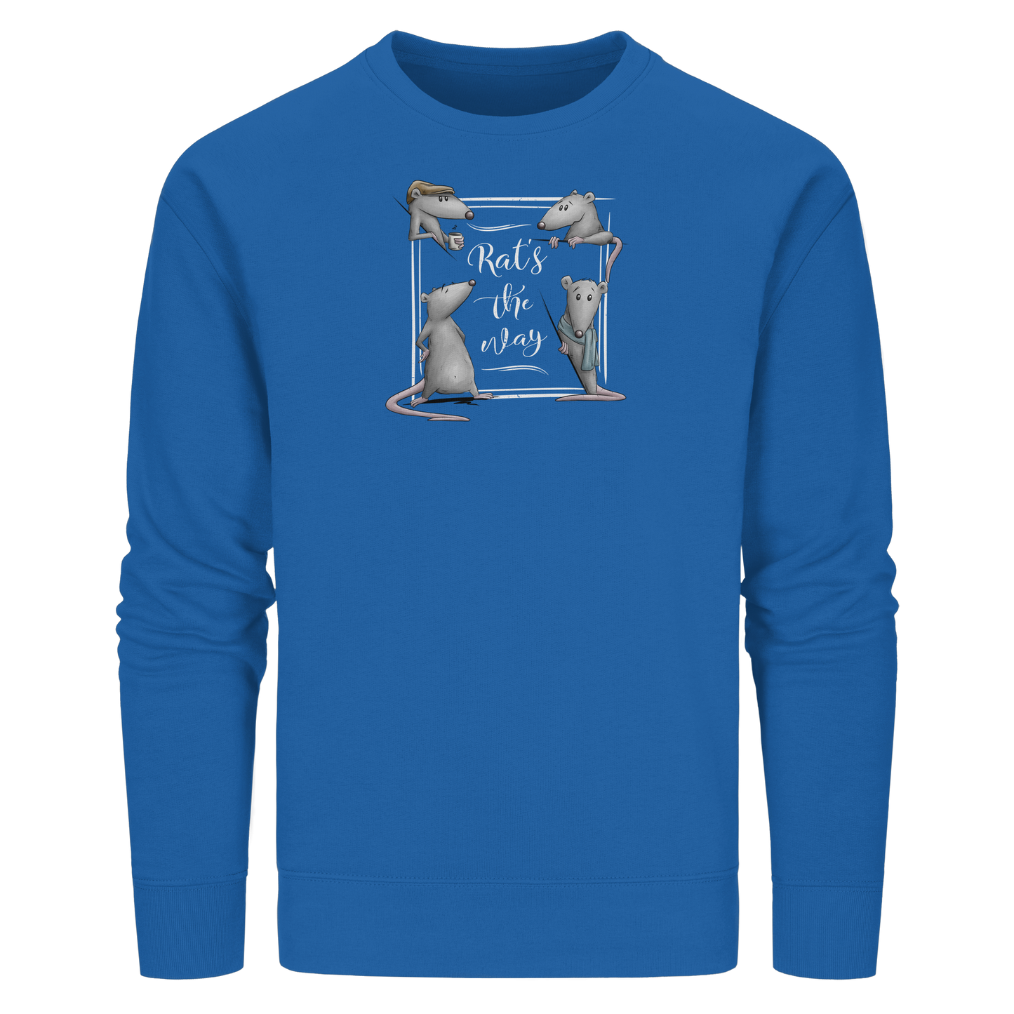 Rat’s The Way Kaffeehaus Ratten - Organic Basic Unisex Sweatshirt