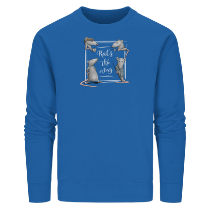 Rat’s The Way Kaffeehaus Ratten - Organic Basic Unisex Sweatshirt