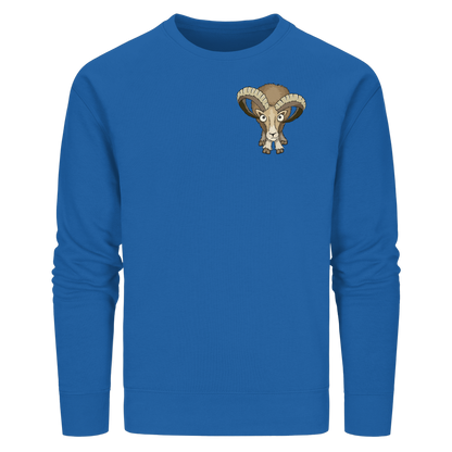 Bockiges Mufflon Widder Schafbock - Organic Basic Unisex Sweatshirt