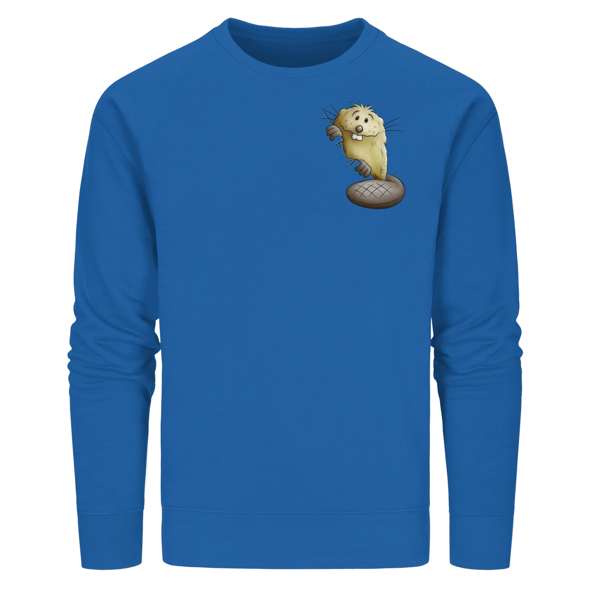 Lustiger frecher Biber - Organic Basic Unisex Sweatshirt