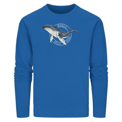 Whale, Hello There | Buckelwal - Organic Basic Unisex Sweatshirt